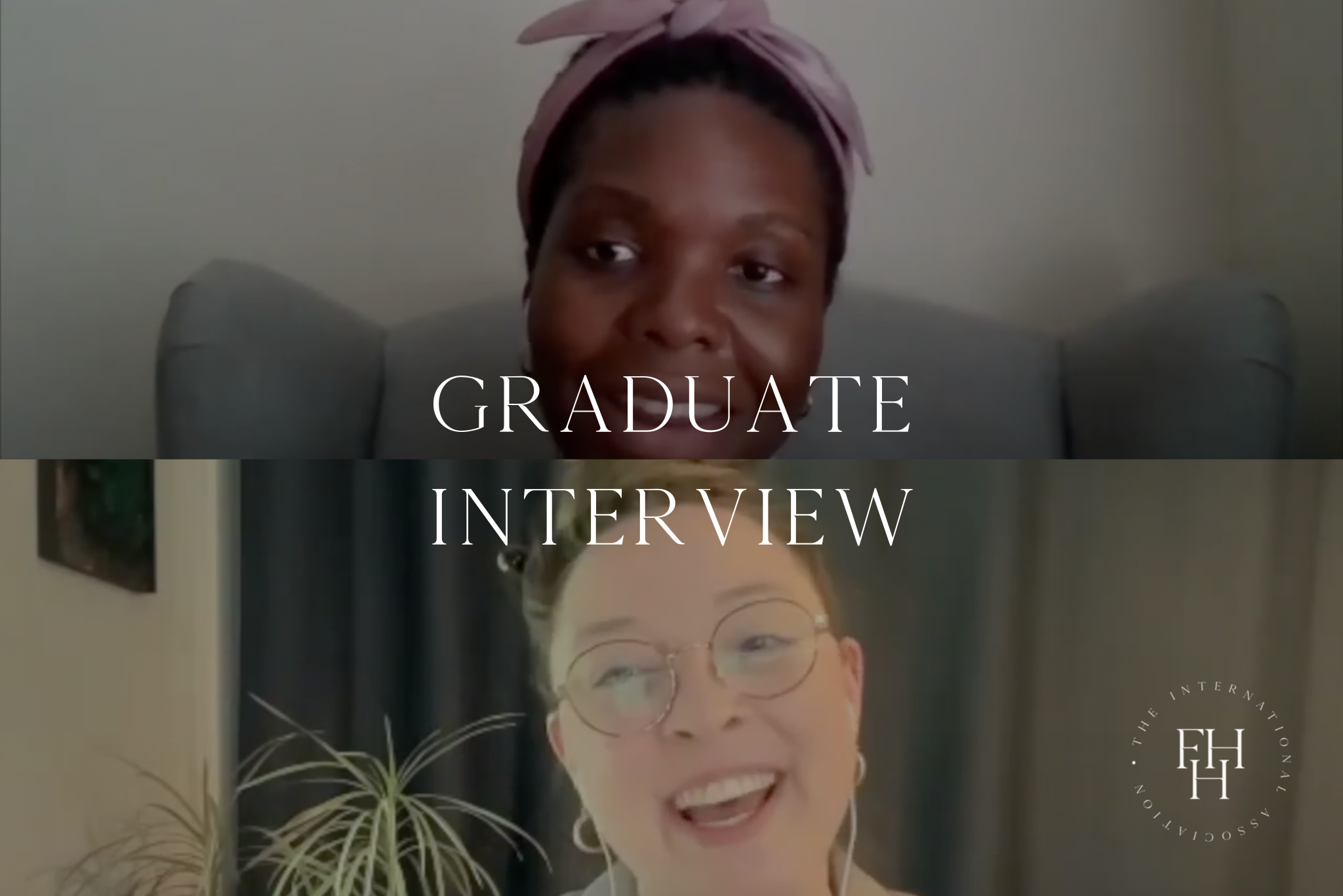 This is a decorative image for the IAFHH Publication blog post titled Graduate Interview: Felicia Enoch